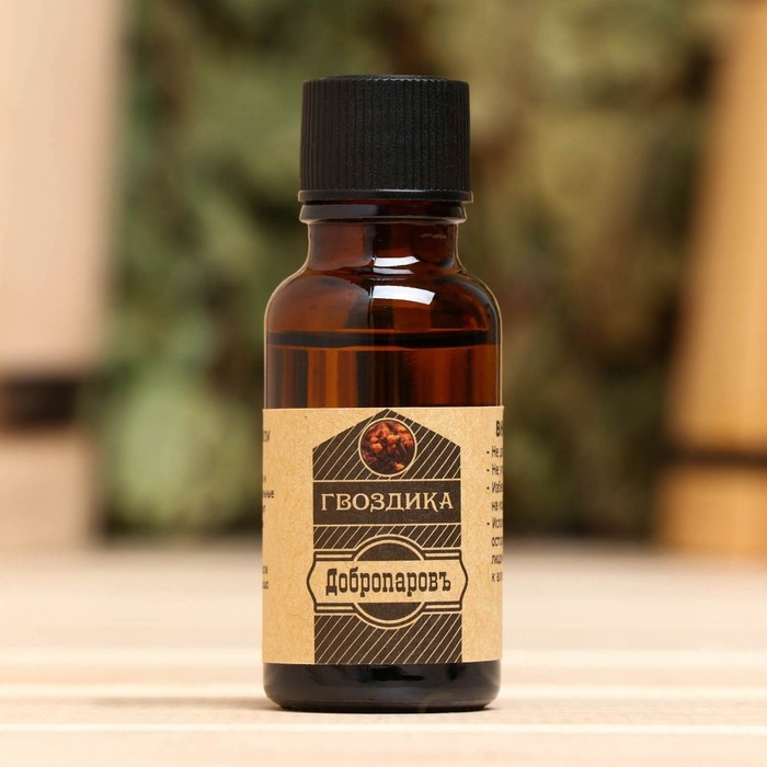 Масло эфирное Масло эфирное "Гвоздика" 20мл, крафт, Добропаровъ