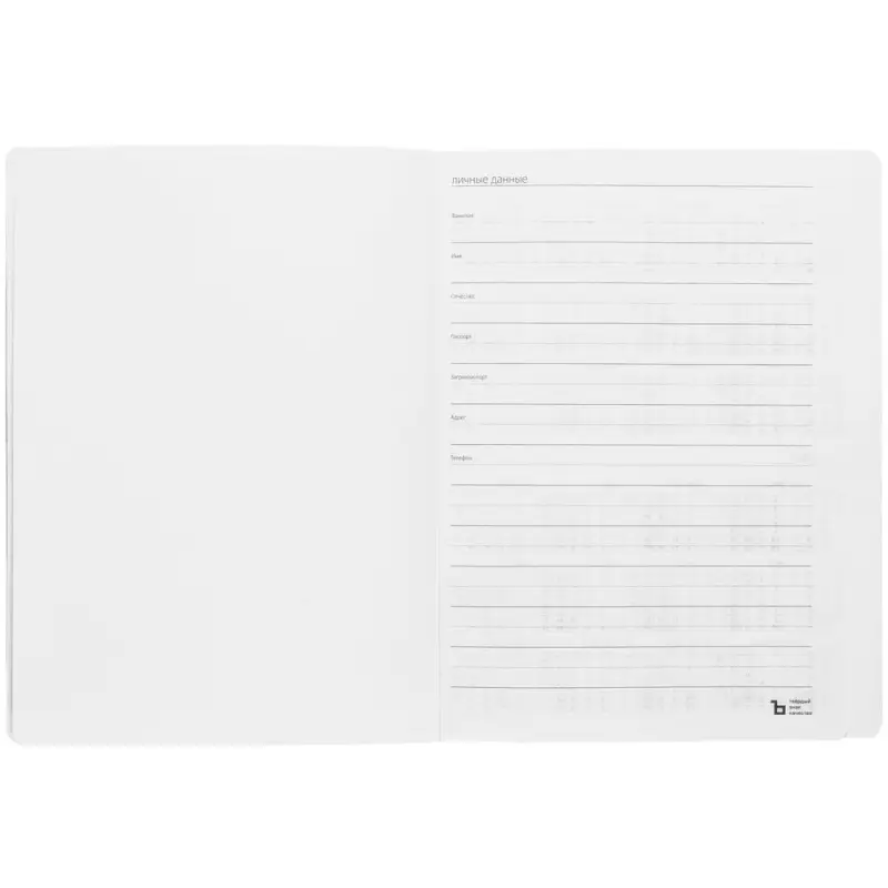 Еженедельник Lucky, недатированный, синий