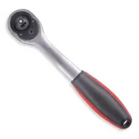 Рукоятка трещоточная 1/4"DR 72 зубца (пластиковая ручка) AVS RH11472