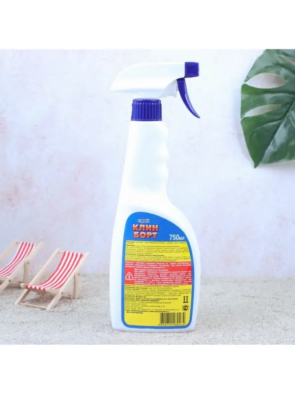 Средство для чистки ватерлинии &laquo;Клин Борт&raquo;, спрей, 0.75 л
