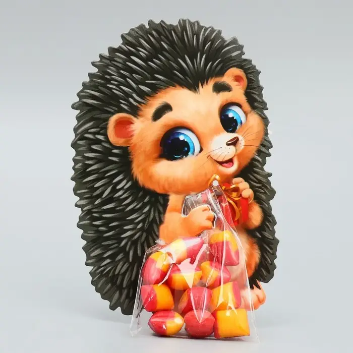 Пакет под сладости «Ёжик», 11 х 6 см Пакет под сладости «Ёжик», 11 х 6 см