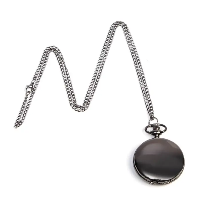 Часы карманные &laquo;Классика&raquo;, кварцевые, 5.5&times;4.5 см, длина цепочки 80 см, циферблат d=4 см, под гравировку