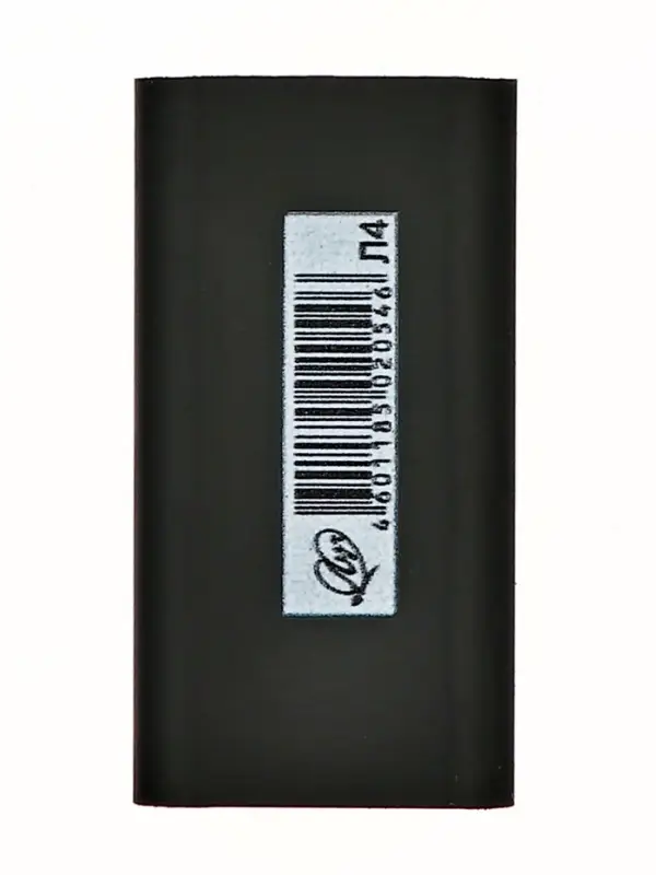 Ластик, термопластичная резина, 46×25×9 мм, черный с дизайном, МИКС Ластик, термопластичная резина, 46×25×9 мм, черный с дизайном, МИКС