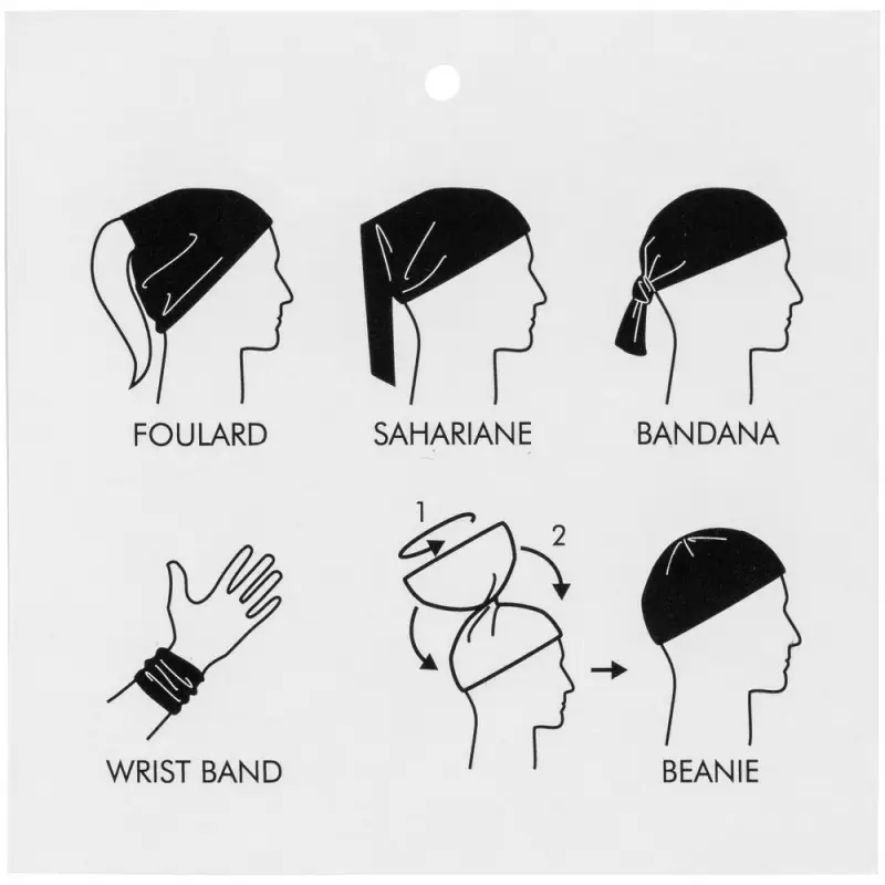 Многофункциональная бандана Bolt, красная Многофункциональная бандана Bolt, красная