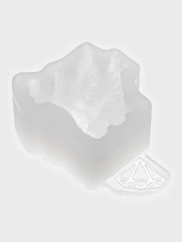 Молд для заливки &laquo;Конфетка дракоша&raquo;, силикон, 3.8&times;3.8 см, толщина 2.2 см, прозрачный