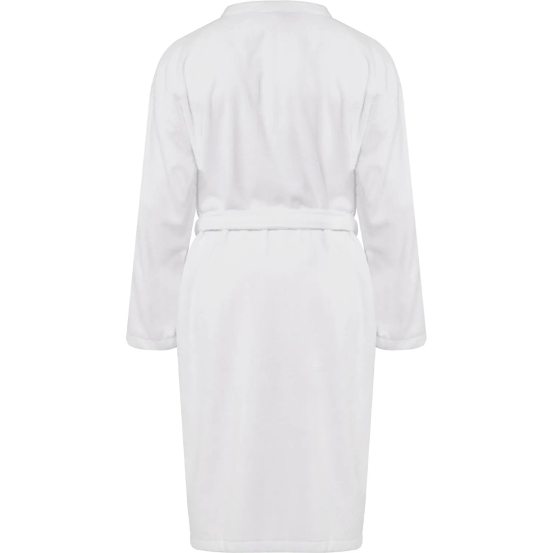 Халат банный микровелюр Luscan, 56, 300 гр/м2, Отель белый