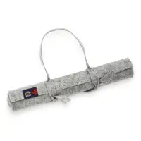 Коврик - лежак для бани и сауны, 160&times;55 см, полиэстер 70%, шерсть 30%, серый, &laquo;Добропаровъ&raquo;