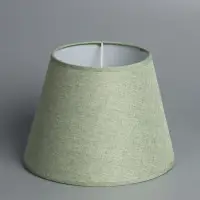Абажур BayerLux &laquo;Кантри. Рогожка&raquo;, E27 или E14, зелёный, 25&times;25&times;18 см