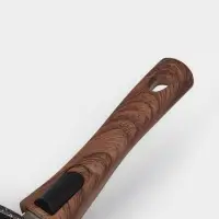 Сковорода KUKMARA Granit ultra original, d=24 см, съёмная ручка, антипригарное покрытие, литой алюминий, чёрная
