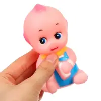 Резиновая игрушка для ванны Крошка Я &laquo;Пупсик&raquo;, 10 см, с пищалкой, 1 шт.
