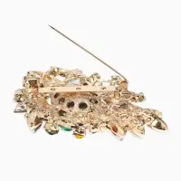 Брошь "Императрица" орден, цветная в золоте