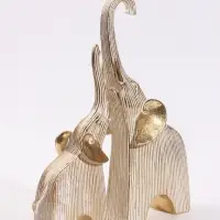 Фигурка &laquo;Золотые слоны&raquo;, набор 2 шт., 24&times;6&times;32 см
