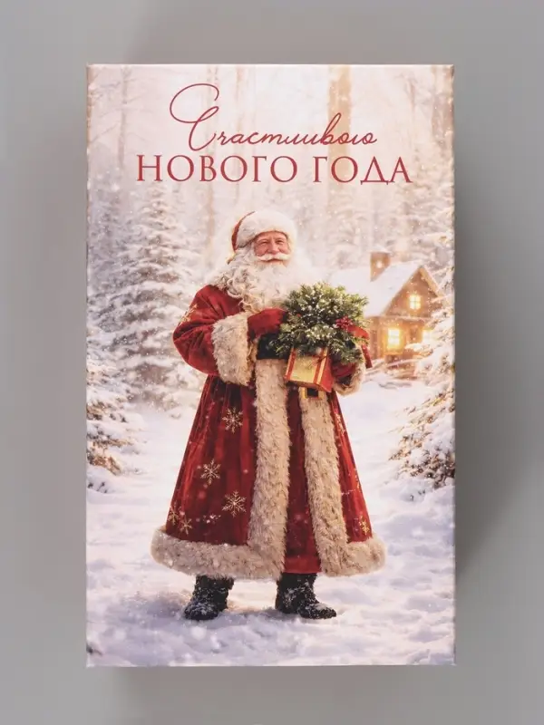 Коробка новогодняя подарочная &laquo;Дед Мороз&raquo;, 32.5&times;20&times;12.5 см