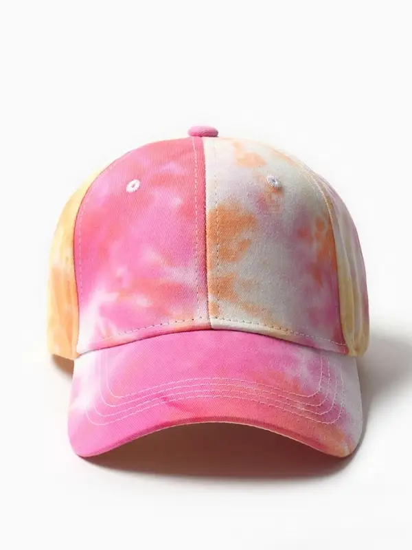Кепка женская MINAKU Tie-dye, жёлтая, размер 54-56