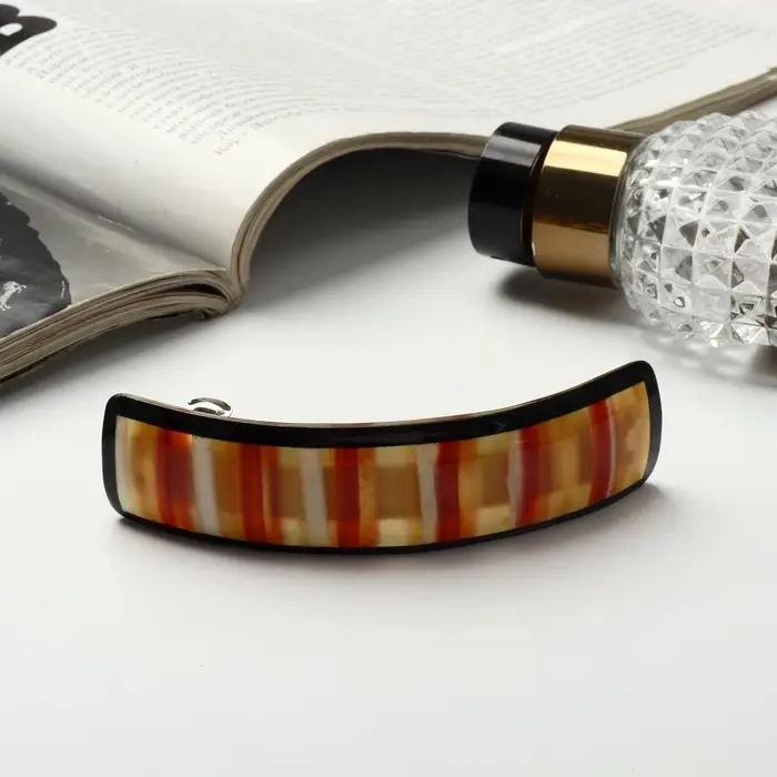 Заколка - автомат для волос «Авиор», полосы, 9 см, МИКС Заколка - автомат для волос «Авиор», полосы, 9 см, МИКС