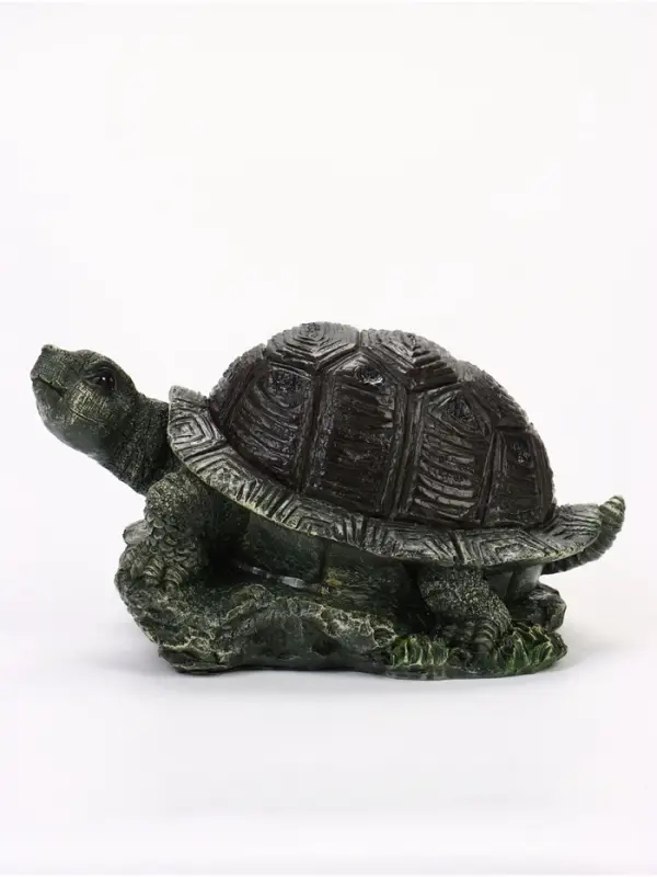 Садовая фигура из полистоуна &laquo;Черепаха на камне&raquo;, 23&times;14&times;12 см, Greengo