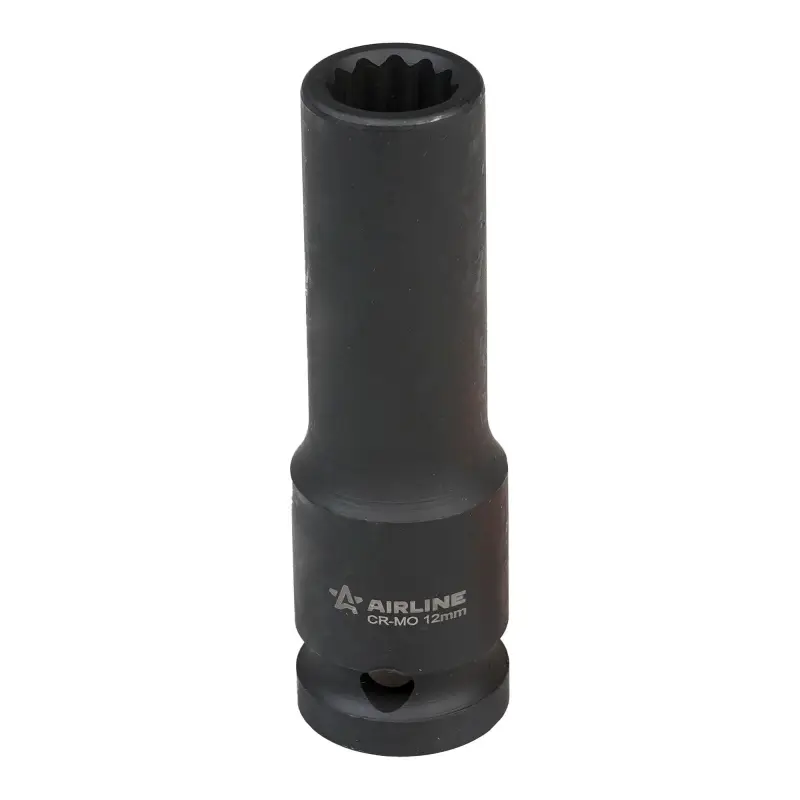 Головка ударная торцевая 1/2"DR двенадцатигранная 12мм, L=78мм