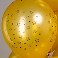 Воздушные шары латексные 12" &laquo;С Днем Рождения!&raquo;, набор 25 шт.