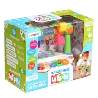 Развивающая игрушка ZABIAKA &laquo;Весёлые игры&raquo;, звуковые и световые эффекты, с подвижными элементами
