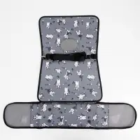 Сумка - переноска каркасная &laquo;Играющие котики&raquo;, размер S, 37.5&times;17&times;22 см, серая