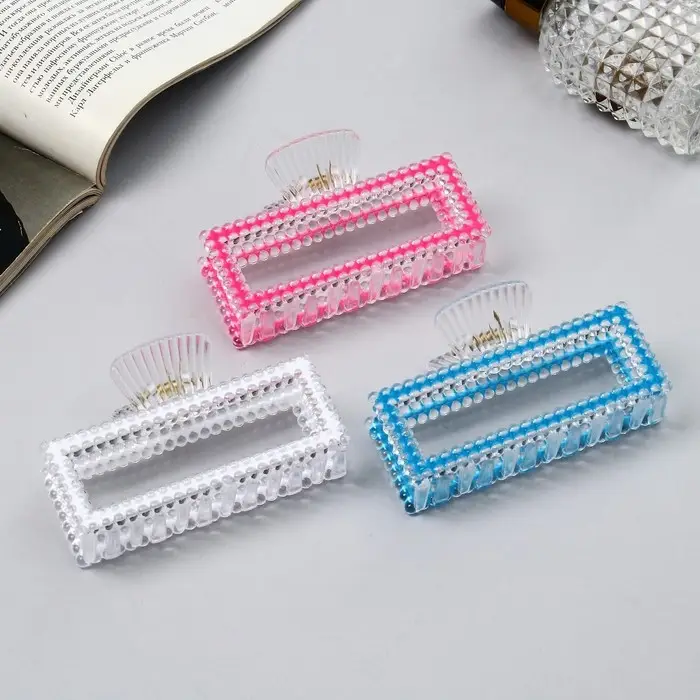 Крабик для волос «Хелен колор», прямой, 9 см, МИКС Крабик для волос «Хелен колор», прямой, 9 см, МИКС