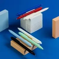 Ручка шариковая Cursive Soft Touch, красная