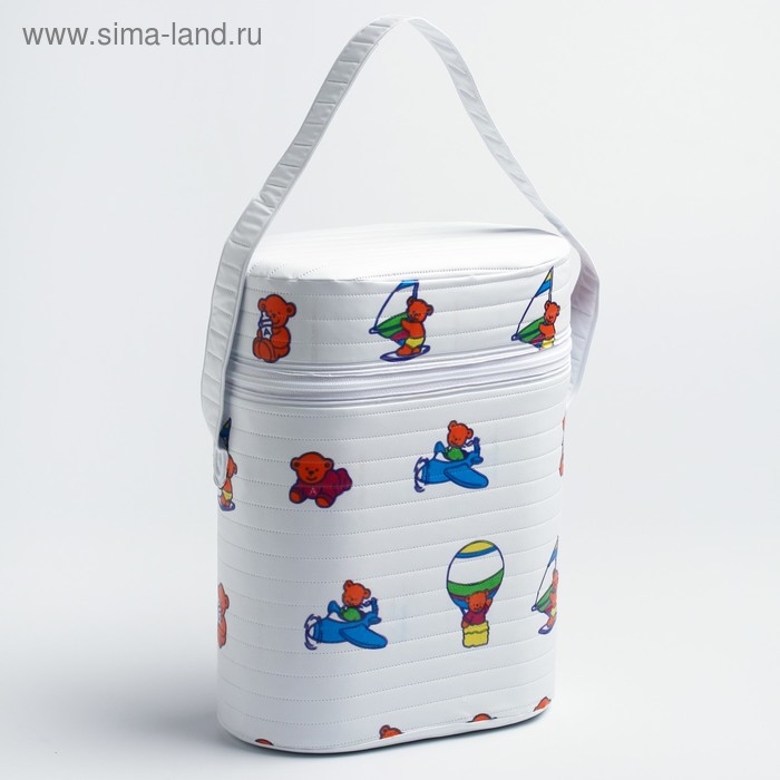 Термосумка - контейнер для классических бутылок (пластик), цвет МИКС Термосумка - контейнер для классических бутылок (пластик), цвет МИКС