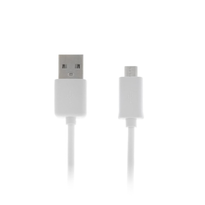 Кабель Luazon, microUSB - USB, 1 А, 1 м, белый Кабель Luazon, microUSB - USB, 1 А, 1 м, белый