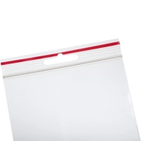 Пакет с замком (Zip Lock) с европодвесом 10 х 17 см, 60 мкм, 100 шт/уп