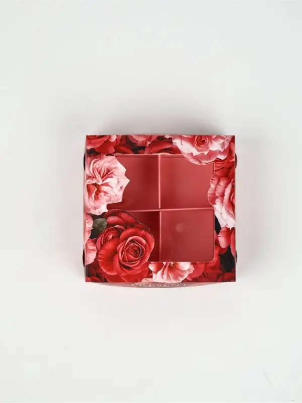Коробка под 4 конфеты &laquo;Презент&raquo;, 10.5&times;10.5&times;3.5 см
