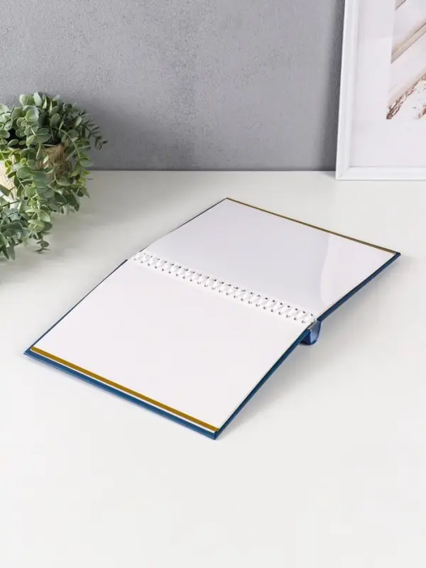 Фотоальбом 10 магнитных листов "Цветы"  23X28см, пер-т внутр.спираль