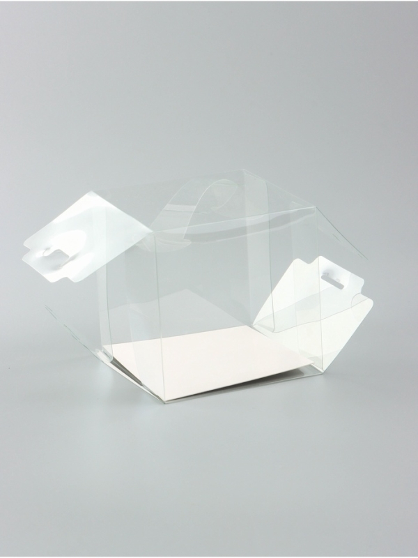 Коробка с PVC для десертов 11 х 11 х 11 см Коробка с PVC для десертов 11 х 11 х 11 см