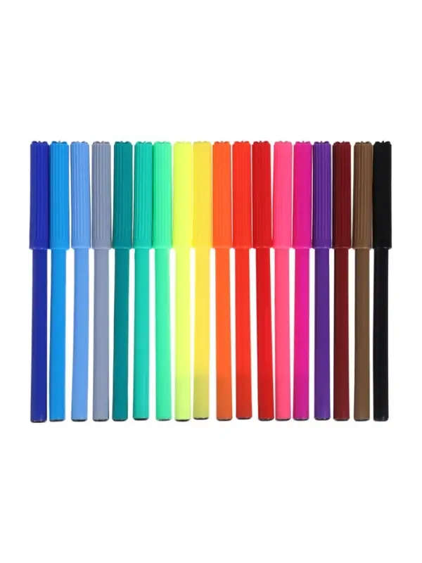 Фломастеры Calligrata, 18 цветов, в блистере, вентилируемый колпачок