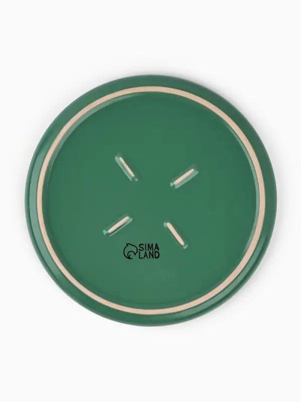 Тарелка плоская керамическая &laquo;Орнамент&raquo;, d=21.7 см, ручная работа