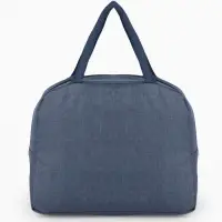 Термосумка на молнии, объём 6 л, цвет синий