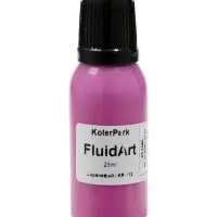 Краска акрил для техники Флюид Арт 25мл KolerPark, сиреневая KР.313-0,025