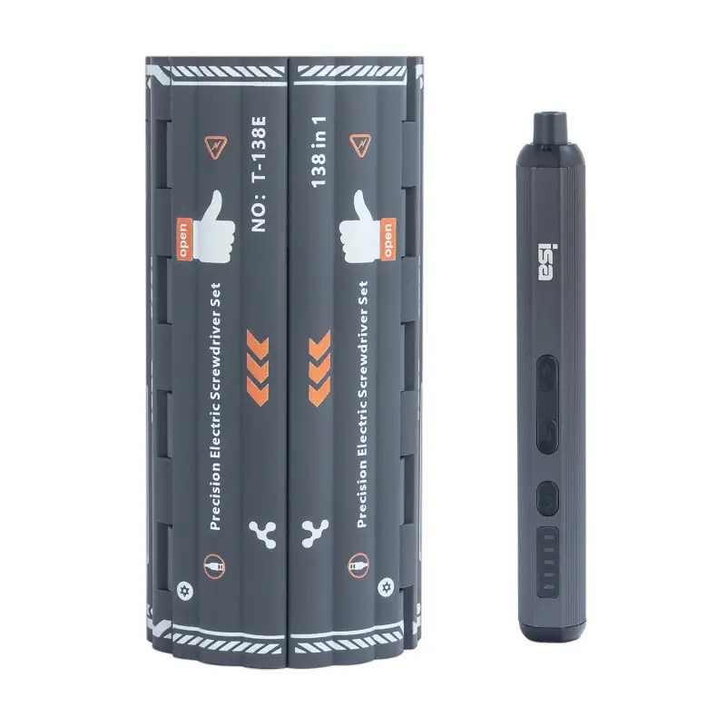 Электрическая отвертка с набором бит 138 в 1 T-138E ISA