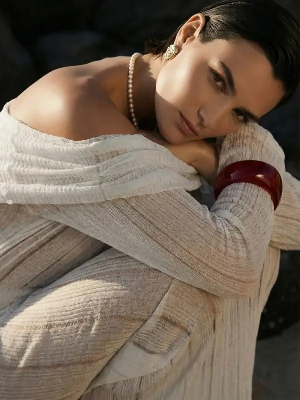 Браслет манжет акрил "Тренд", цвет бордово-малиновый