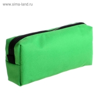 Пенал мягкий, 2 отделения, объёмный, 100 х 210 х 50 мм, Erich Krause, Neon Green 49004