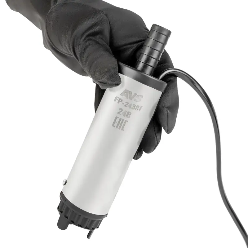 Насос для перекачки тех. жидкостей погружной AVS FP-2438f (24V/2А/20 л/м/d=38 мм/съемный фильтр)