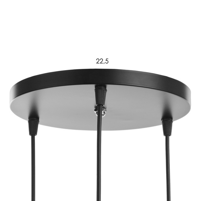 Светильник BayerLux Светильник BayerLux "Ковальце" 3хЕ27 40Вт черный 33х33х35-120см