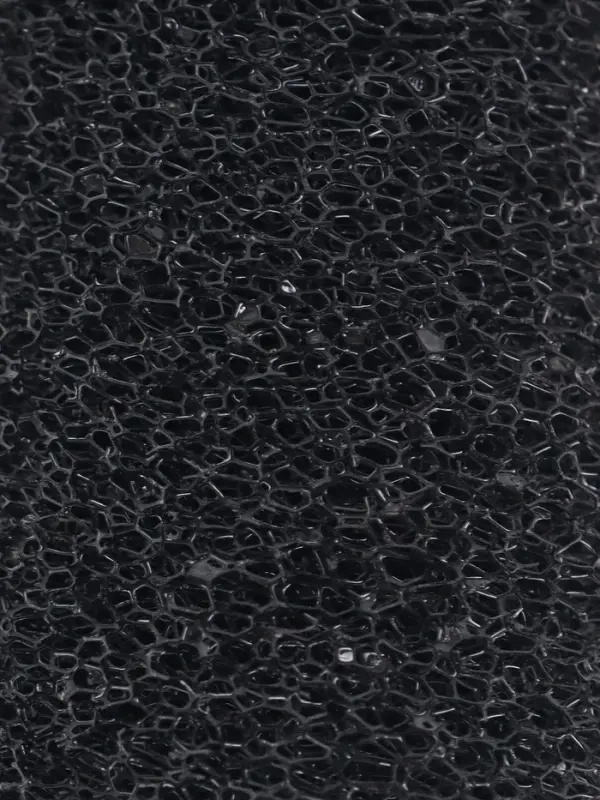 Губка круглая № 1, среднепористая 30PPI, 5&times;5&times;8.5, черная
