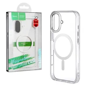 Чехол для iPhone 16 Hoco TPU прозрачный MagSafe