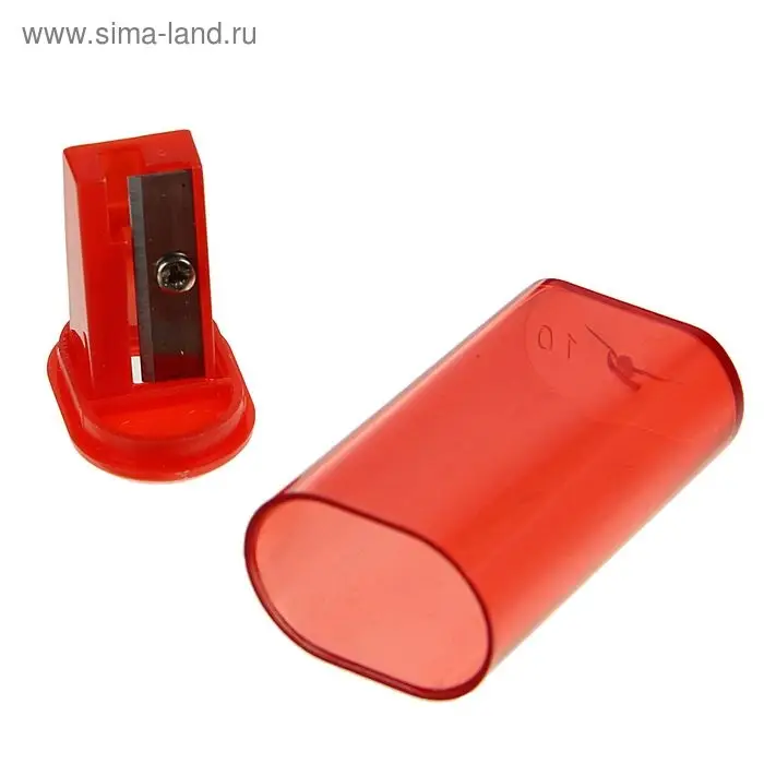 Точилка с контейнером «Стиль», корпус МИКС Точилка с контейнером «Стиль», корпус МИКС