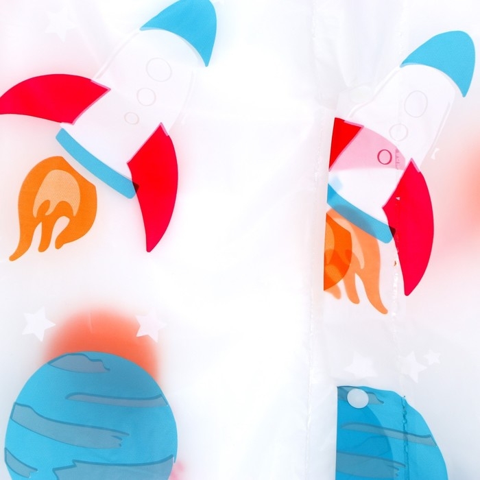 Дождевик детский «Космос» (125-155 см) Дождевик детский «Космос» (125-155 см)