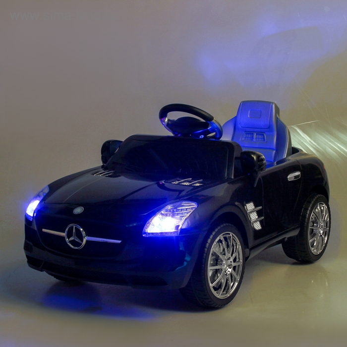 Электромобиль MERCEDES-BENZ SLS, с радиоуправлением, свет и звук, цвет красный Электромобиль MERCEDES-BENZ SLS, с радиоуправлением, свет и звук, цвет красный