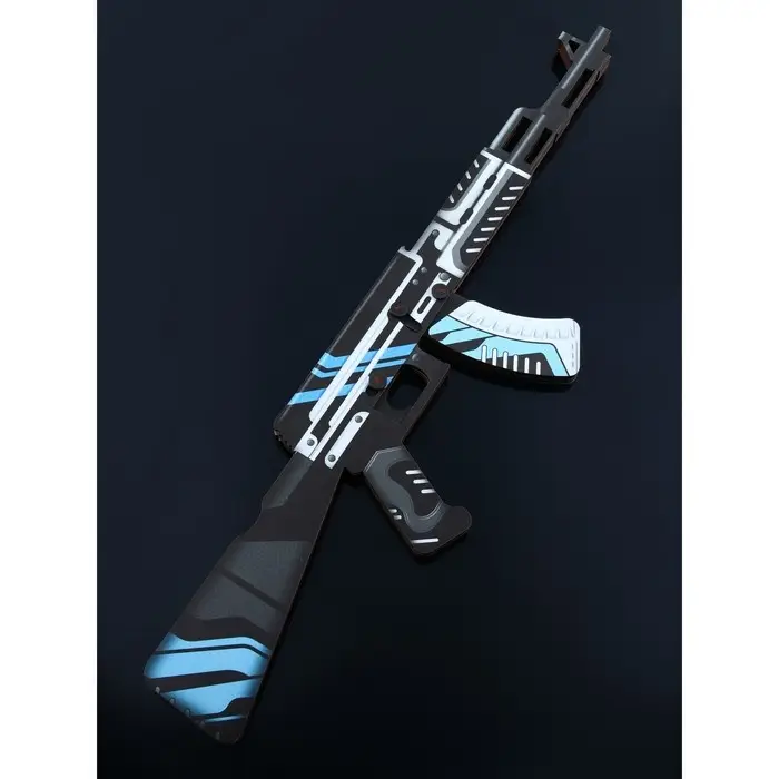 Набор сувенирное оружие «Геометрия», автомат, пистолет, нож охотничий, 3 шт Набор сувенирное оружие «Геометрия», автомат, пистолет, нож охотничий, 3 шт