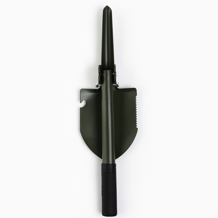 Лопата туристическая, складная «Крутому мужику», 36 х 10 см., металлический черенок с ручкой, в чехле Лопата туристическая, складная «Крутому мужику», 36 х 10 см., металлический черенок с ручкой, в чехле