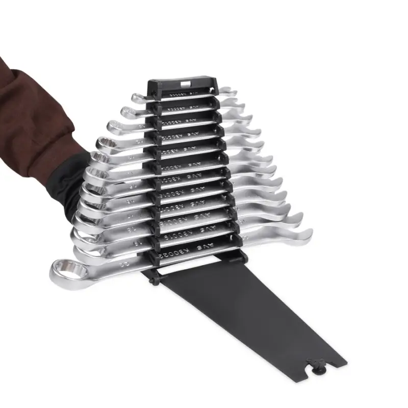 Набор ключей гаечных комбинированных на держателе (6-22 мм) (12 предметов) (ЕВРО) AVS K3N12PE