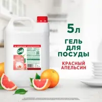 Средство для мытья посуды &laquo;СИФ&raquo; с ароматом красного апельсина и эвкалипта, гель, 5 л